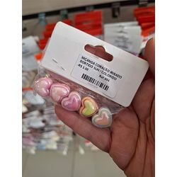 MIÇANGA CORAÇÃO IRISADO SORTIDO 5UN 994 . - 000994... - Metal Light