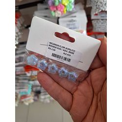 MIÇANGA FLOR ACRILICO IRISADA 6UN 620 . - 00062000... - Metal Light