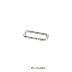 Passador de Arame Retangular 22mm 2.4 Pacote com 1... - METALSUL