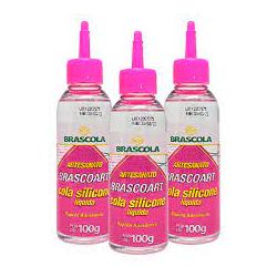 Brascoart Cola Silicone Líquida 100g - Brascola - ... - METALVALE BIJU