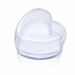 *Embalagem de Coração Acrílico Para 3 Bolinhas (00... - Pimenta Sexy Shop e Lingerie Sensual