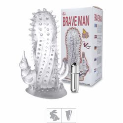 *Capa Peniana Texturizada Com Vibro 10cm VP (CA008... - Pimenta Sexy Shop e Lingerie Sensual