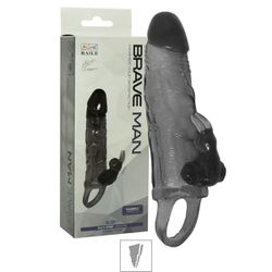 Capa Peniana Com Vibro e Anel Escrotal 17cm SI (12... - Pimenta Sexy Shop e Lingerie Sensual