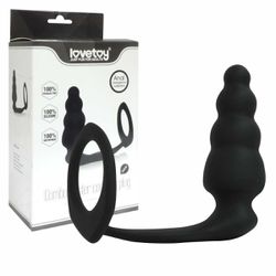 *Plug Com Esferas Anel e Estimulador de Próstata S... - Pimenta Sexy Shop e Lingerie Sensual