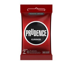 Preservativo Prudence Clássico 3un (17697) - Padrã... - Pimenta Sexy Shop e Lingerie Sensual
