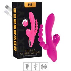 Vibrador Intt Com Estimulador Triple Stimulation (... - Pimenta Sexy Shop e Lingerie Sensual
