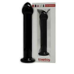 *Plug em Vidro Liso Love Toy 15cm SI (5700) - Pre... - Pimenta Sexy Shop e Lingerie Sensual