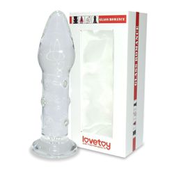 *Plug em Vidro Cônico Love Toy SI (5709) - Transl... - Pimenta Sexy Shop e Lingerie Sensual