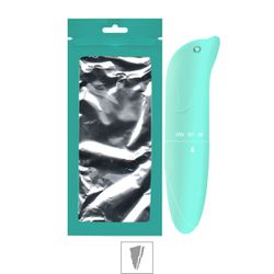 Vibrador Ponto G Aveludado Golfinho SI (6178) - Az... - Pimenta Sexy Shop e Lingerie Sensual