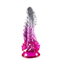 Prótese 16x17cm Com Ventosa SI (7809) - Rosa c/ T... - Pimenta Sexy Shop e Lingerie Sensual