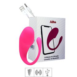 Estimulador Via APP Alba SI - (8151) - Rosa - 4078 - Pimenta Sexy Shop e Lingerie Sensual