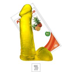 *Prótese 17x14cm Aromática Com Escroto (ABA04-1105... - Pimenta Sexy Shop e Lingerie Sensual