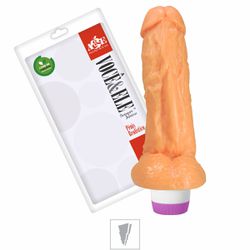 Prótese 15x17cm Com Vibro e Escroto (ADAO19) - Beg... - Pimenta Sexy Shop e Lingerie Sensual