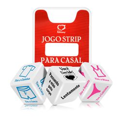 Dado Triplo Jogo Strip Para Casal (BR009) - Padrã... - Pimenta Sexy Shop e Lingerie Sensual