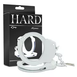 Algema em Metal Hard (CSA109M-HA109M) - Branco - ... - Pimenta Sexy Shop e Lingerie Sensual