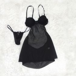 *Camisola Thatty (DM003) - Preto - 18165 - Pimenta Sexy Shop e Lingerie Sensual