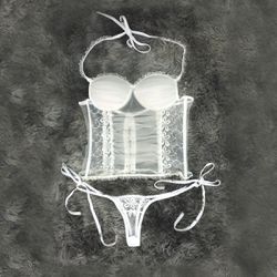 *Corselet Saradona (DM183) - Branco - 18737 - Pimenta Sexy Shop e Lingerie Sensual