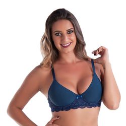 *Soutien Duanip Com Aro Sem Bojo (DU320) - Azul Ma... - Pimenta Sexy Shop e Lingerie Sensual