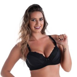 *Soutien Duanip Com Bojo (DU786) - Preto - 19527 - Pimenta Sexy Shop e Lingerie Sensual