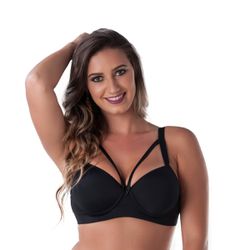 *Soutien Duanip Com Bojo e Alça Dupla (DU796) - Pr... - Pimenta Sexy Shop e Lingerie Sensual