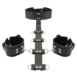 *Coleira Com Restrição De Pulso Dominatrixxx (DX17... - Pimenta Sexy Shop e Lingerie Sensual