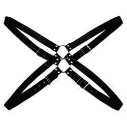 Arreio Masculino Gladiador Harness (DX1953) - Pret... - Pimenta Sexy Shop e Lingerie Sensual