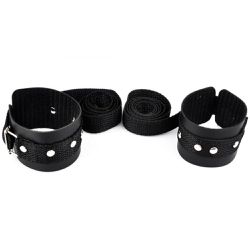 *Algemas Com Tiras 80cm Dominatrixxx (DX501) - Pre... - Pimenta Sexy Shop e Lingerie Sensual