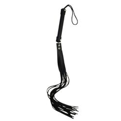 Chicote 40cm GS Acessórios (GS1020) - Preto - 3313... - Pimenta Sexy Shop e Lingerie Sensual