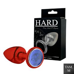 Plug Metálico M Signos Aquário (HA163AQ). - Vermel... - Pimenta Sexy Shop e Lingerie Sensual