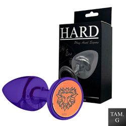 Plug de Metal G Signos Leão (HA164LE). - Lilás - 3... - Pimenta Sexy Shop e Lingerie Sensual