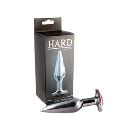 Plug de Metal Slim Com Pedras Variadas (HA172) - O... - Pimenta Sexy Shop e Lingerie Sensual