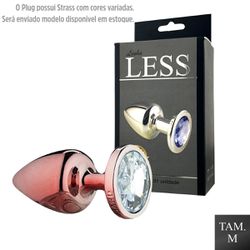 Plug de Plástico M Less Com Pedras Variadas (HA192... - Pimenta Sexy Shop e Lingerie Sensual