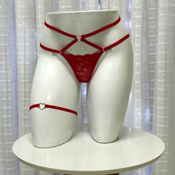 Calcinha Love Íntima Delas (ID1094) - Vermelho - 3... - Pimenta Sexy Shop e Lingerie Sensual
