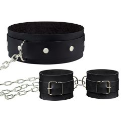 Kit Coleira E Algema Com Corrente La Pimienta (L18... - Pimenta Sexy Shop e Lingerie Sensual
