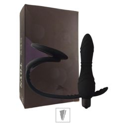 Plug Silicone Com Anel Peniano e Vibro (MPA1251) -... - Pimenta Sexy Shop e Lingerie Sensual