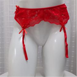 *Cinta Liga Renda- (NC006VMJL17) - Vermelho - 3915 - Pimenta Sexy Shop e Lingerie Sensual
