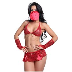 *Fantasia Feiticeira (1604 - PK100) - Padrão - 174... - Pimenta Sexy Shop e Lingerie Sensual