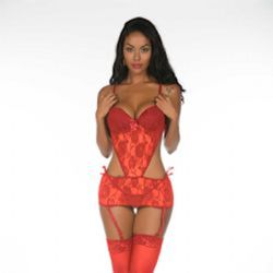 *Corpete Ousadia com Cinta Liga- (PS8084 - PS8094)... - Pimenta Sexy Shop e Lingerie Sensual