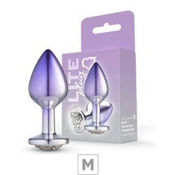 Plug De Metal M Com Pedras Cravejadas Lite Plug (S... - Pimenta Sexy Shop e Lingerie Sensual