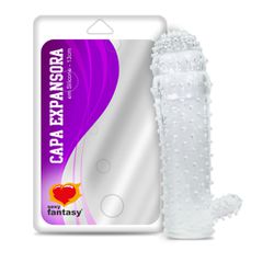 Capa Peniana 12cm (SF705-2450) - Translúcido - 277... - Pimenta Sexy Shop e Lingerie Sensual