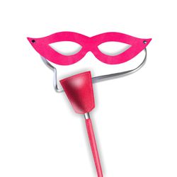 Kit Tiazinha Máscara e Chibata (ST203) - Rosa - 2... - Pimenta Sexy Shop e Lingerie Sensual
