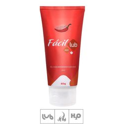 Lubrificante Fácil Lub 60g (ST967) - Hot - 39269 - Pimenta Sexy Shop e Lingerie Sensual