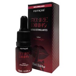 Excitante Unissex Segredinho 15ml (ST979) - Moran... - Pimenta Sexy Shop e Lingerie Sensual