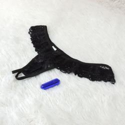 Calcinha Com Vibro (TO004V) - Preto - 30264 - Pimenta Sexy Shop e Lingerie Sensual