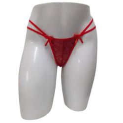 Calcinha Com 2 Alça 50 Tons (TO033) - Vermelho - 3... - Pimenta Sexy Shop e Lingerie Sensual