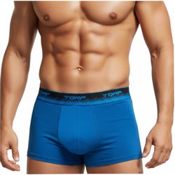Cueca Boxer Microfibra Sport- (TP7320) - Azul - 40... - Pimenta Sexy Shop e Lingerie Sensual