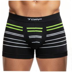 Cueca Boxer Sem Costura Sport - (TP8465) - Preta -... - Pimenta Sexy Shop e Lingerie Sensual