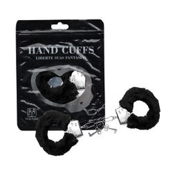 *Algema em Metal Com Pelucia Hand Cuffs VP (AL001-... - Pimenta Sexy Shop e Lingerie Sensual
