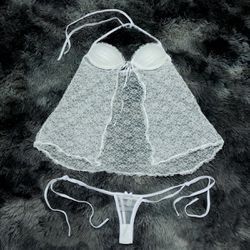 *Camisola Cris (DM175) - Branco - 18699 - Pimenta Sexy Shop e Lingerie Sensual