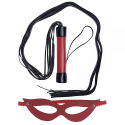 *Chicote 80cm + Máscara Dominatrixxx (DX771) - Ver... - Pimenta Sexy Shop e Lingerie Sensual